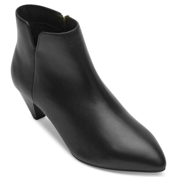 Milia V Womens Leather Pointed Toe Ankle Boots - Picture 1 of 7